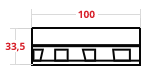 Двухслойная гибкая черепица shinglas Ранчо Ранчо Бронзовый